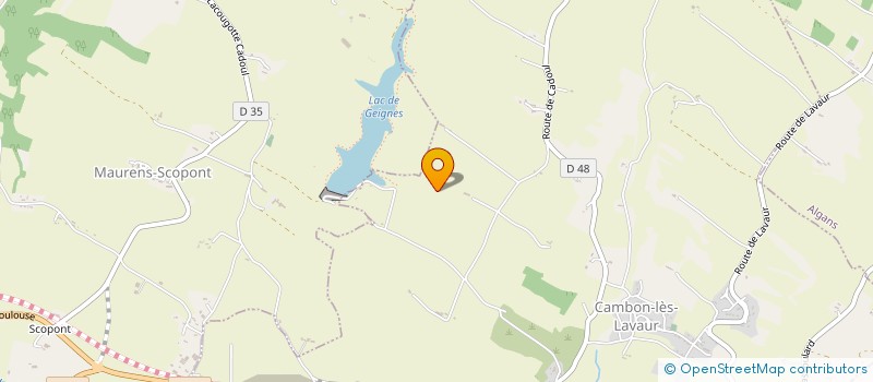 localisation de l'entreprise SCI GEIGNES  CAMBON-LES-LAVAUR