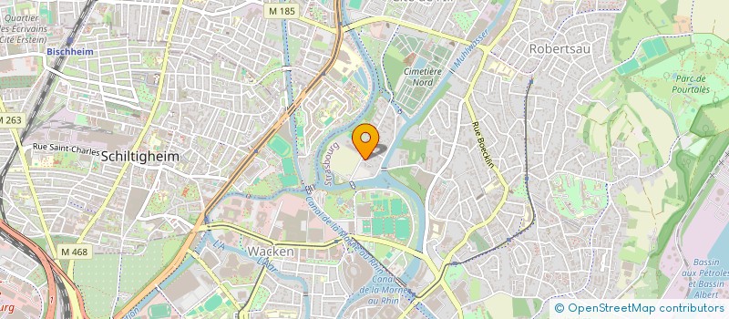 localisation de l'entreprise SCI GEISPOLSHEIM  STRASBOURG