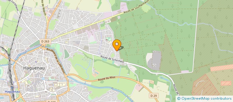 localisation de l'entreprise SCI GEKA  HAGUENAU