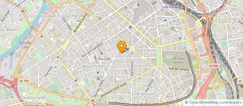 localisation de l'entreprise SCI GEKA à LILLE