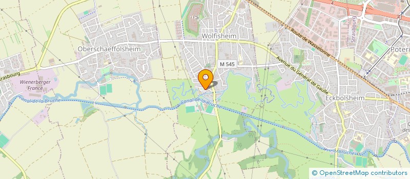 localisation de l'entreprise SCI GEKAMI  WOLFISHEIM