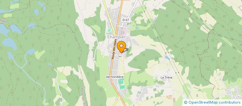 localisation de l'entreprise SCI GEKGO  CHAMPIER