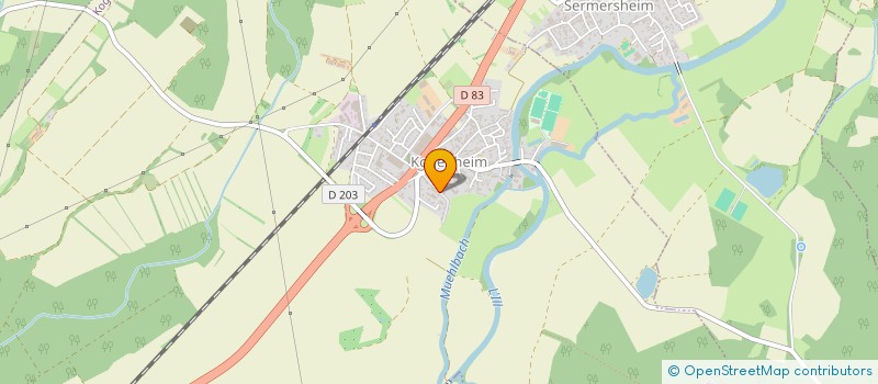 localisation de l'entreprise SCI GEKIR  KOGENHEIM