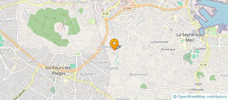 localisation de l'entreprise SCI GEKKO IMMO à SIX-FOURS-LES-PLAGES