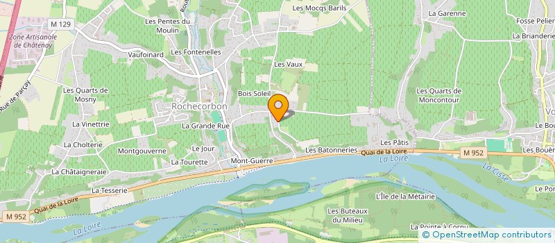 localisation de l'entreprise SCI GEKO PLUS à ROCHECORBON