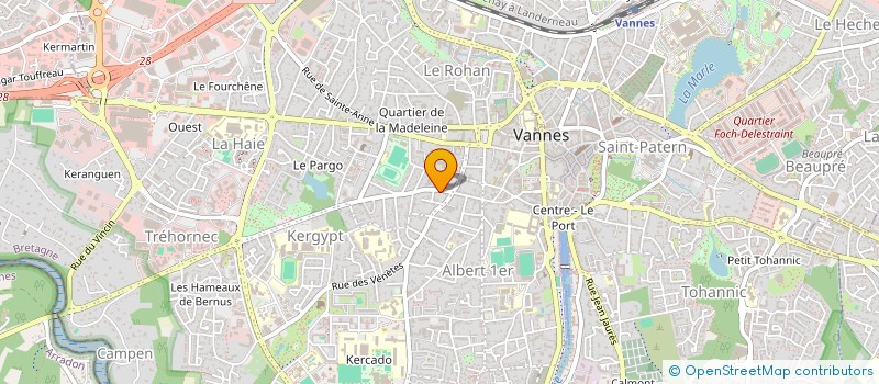 localisation de l'entreprise SCI GEL IULE à VANNES