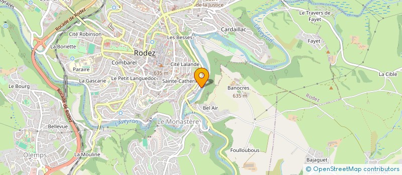 localisation de l'entreprise SCI GEL'S  ONET LE CHATEAU