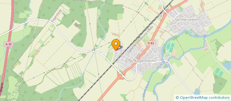 localisation de l'entreprise SCI GELAIN A.M  KOGENHEIM