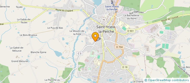 localisation de l'entreprise SCI GELANTI à SAINT-YRIEIX-LA-PERCHE