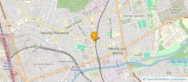 localisation de l'entreprise SCI GELAT à NEUILLY-SUR-MARNE
