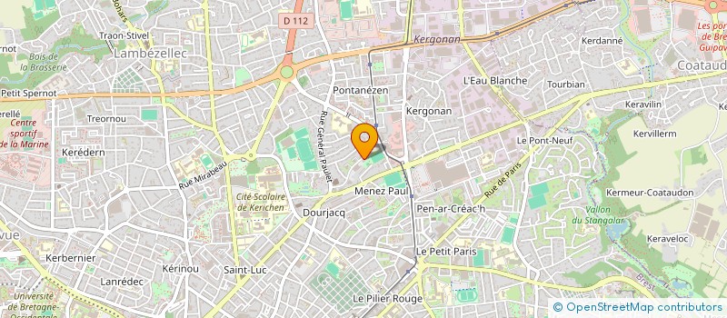 localisation de l'entreprise SCI GELEBART  BREST