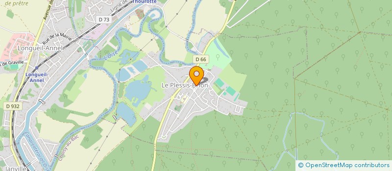 localisation de l'entreprise SCI GELEHU  LE PLESSIS-BRION