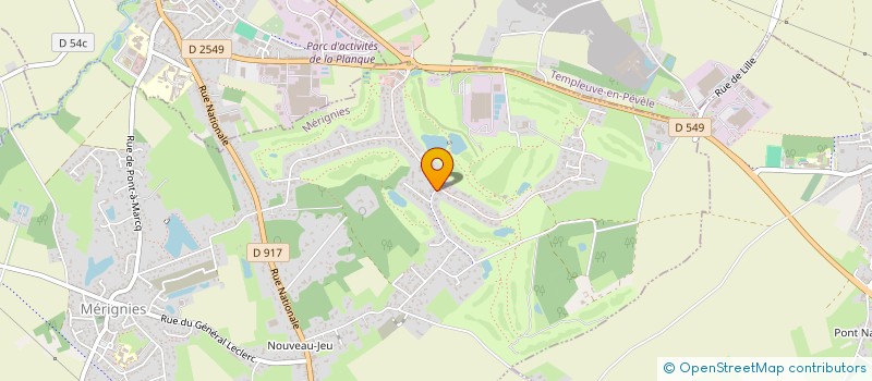 localisation de l'entreprise SCI GELF à MERIGNIES