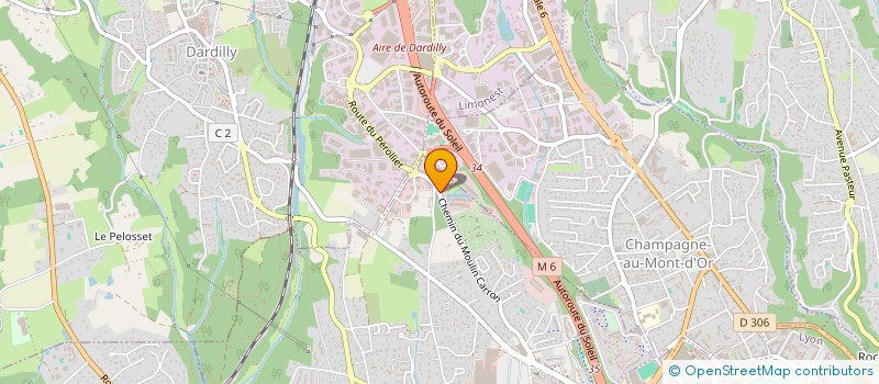 localisation de l'entreprise SCI GELIBERT  ECULLY