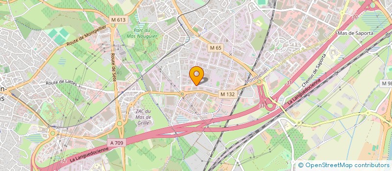 localisation de l'entreprise SCI GELIMO à MONTPELLIER