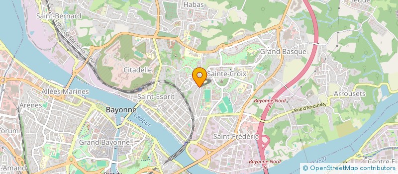 localisation de l'entreprise SCI GELINE à BAYONNE