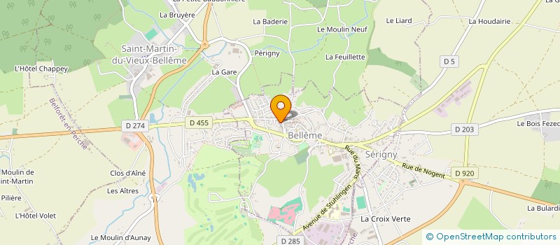 localisation de l'entreprise SCI GELINES à BELLEME