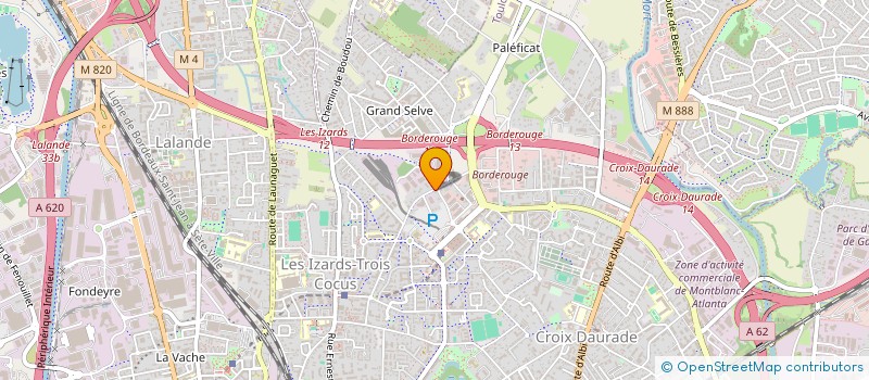 localisation de l'entreprise SCI GELIS TOCQUEVILLE  TOULOUSE