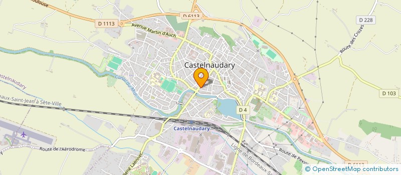 localisation de l'entreprise SCI GELISCELMA  CASTELNAUDARY