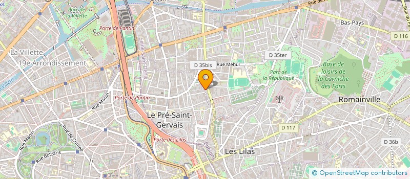 localisation de l'entreprise SCI GELIYA  LE PRE-SAINT-GERVAIS