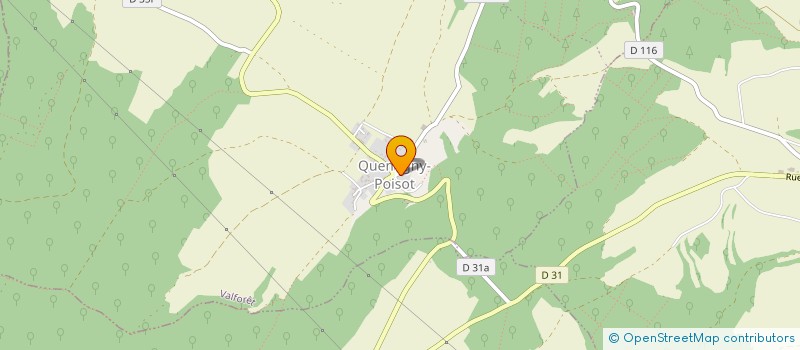 localisation de l'entreprise SCI GELLENONCOURT  VALFORET