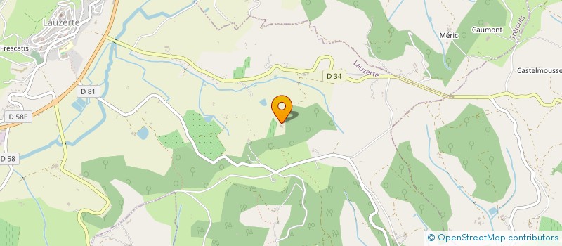 localisation de l'entreprise SCI GELMAS  LAUZERTE