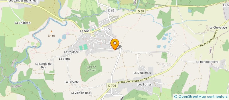 localisation de l'entreprise SCI GELO  LASSY