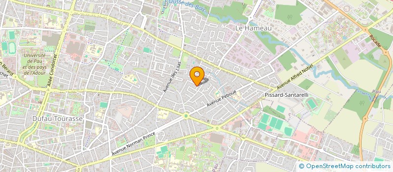 localisation de l'entreprise SCI GELOS à PAU