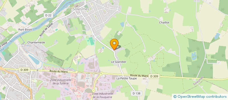 localisation de l'entreprise SCI GELOT FOUCHER à SOLESMES