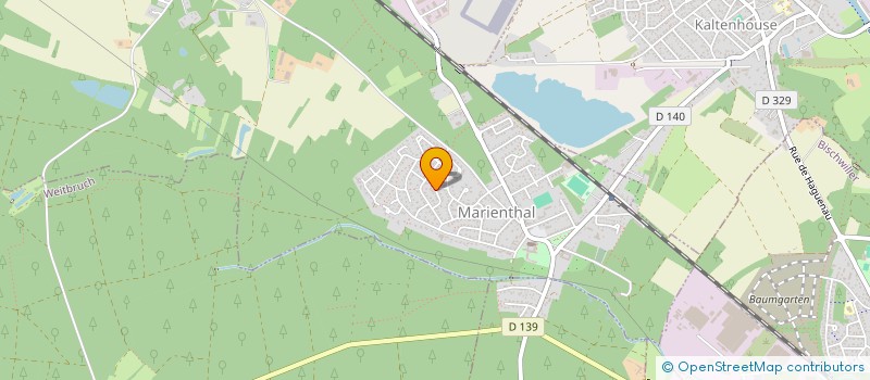 localisation de l'entreprise SCI GELSEMIUM  HAGUENAU