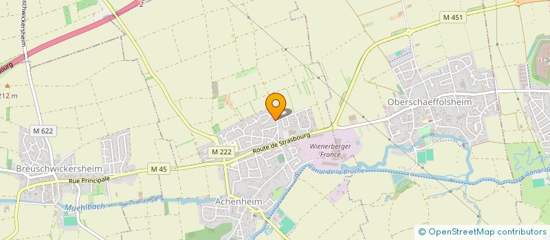 localisation de l'entreprise SCI GELSOMINA  ACHENHEIM