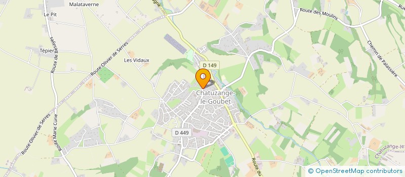 localisation de l'entreprise SCI GELUDO  CHATUZANGE-LE-GOUBET