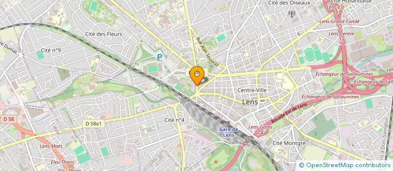 localisation de l'entreprise SCI GELY  LENS