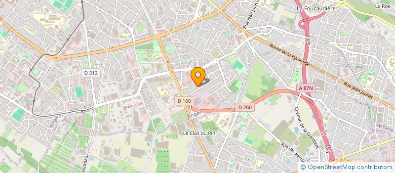 localisation de l'entreprise SCI GEM à ANGERS
