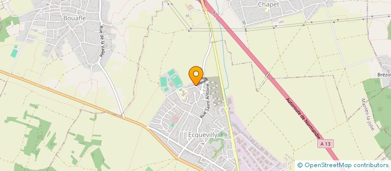 localisation de l'entreprise SCI GEM  ECQUEVILLY