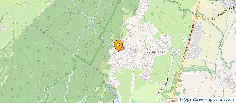 localisation de l'entreprise SCI GEM  ECHENEVEX
