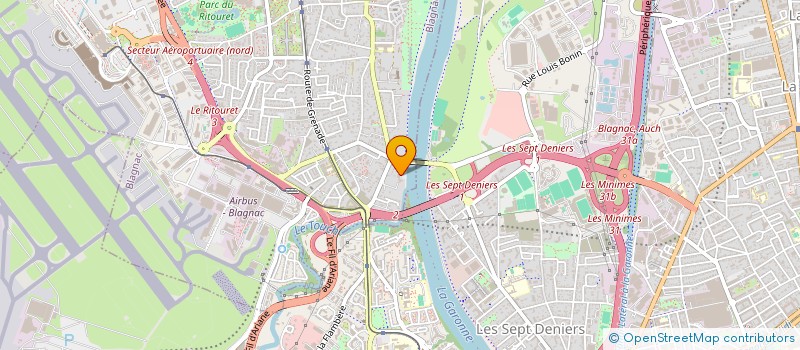 localisation de l'entreprise SCI GEM IMMO  BLAGNAC