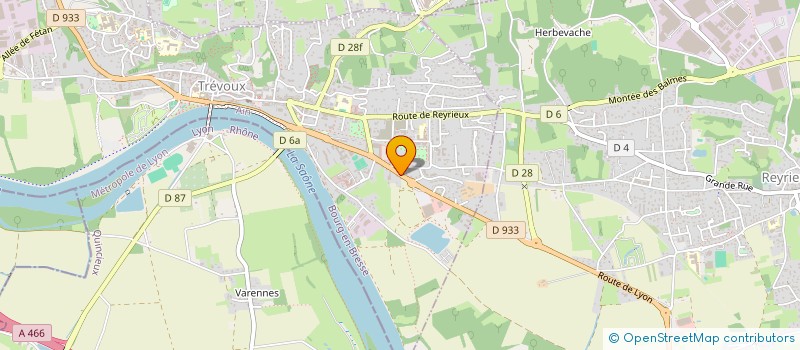 localisation de l'entreprise SCI GEM IMMOBILIER  TREVOUX