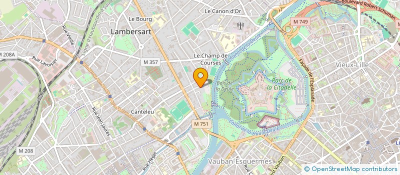localisation de l'entreprise SCI GEM PESAGE à LAMBERSART