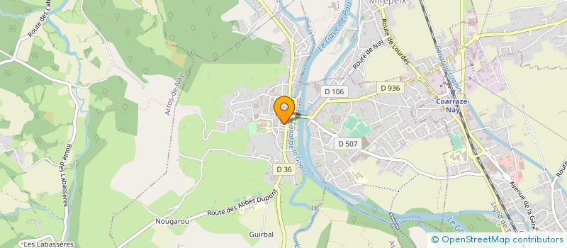 localisation de l'entreprise SCI GEMA  NAY