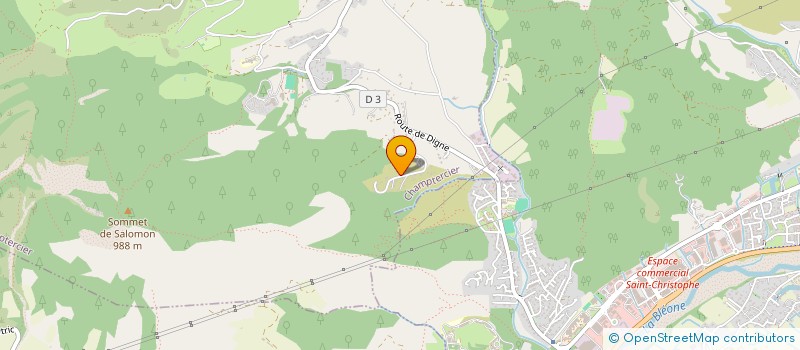 localisation de l'entreprise SCI GEMA à CHAMPTERCIER