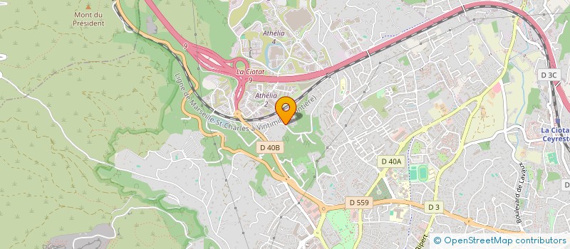 localisation de l'entreprise SCI GEMA  LA CIOTAT