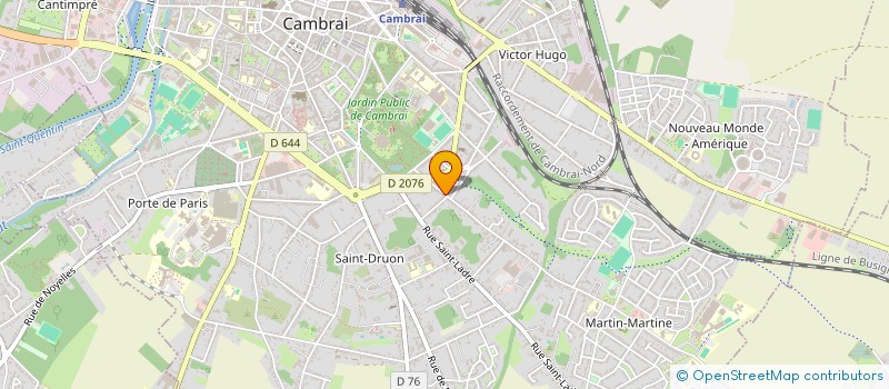 localisation de l'entreprise SCI GEMA à CAMBRAI