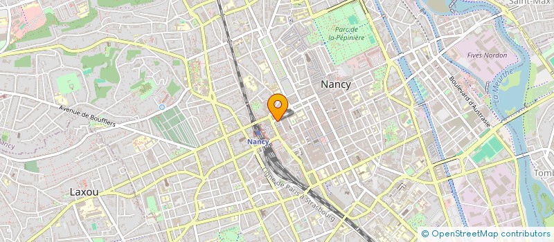 localisation de l'entreprise SCI GEMA  NANCY