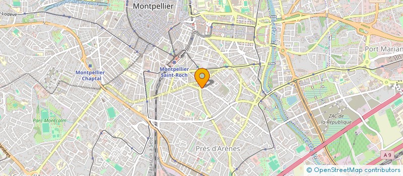 localisation de l'entreprise SCI GEMACA à MONTPELLIER