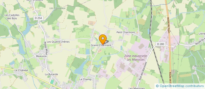 localisation de l'entreprise SCI GEMAMI 71  BRANGES