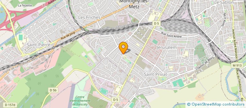 localisation de l'entreprise SCI GEMANTRO à MONTIGNY-LES-METZ