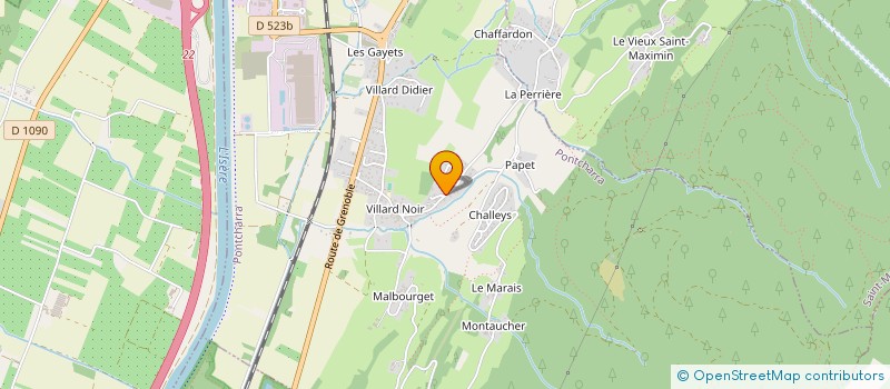 localisation de l'entreprise SCI GEMAP  PONTCHARRA