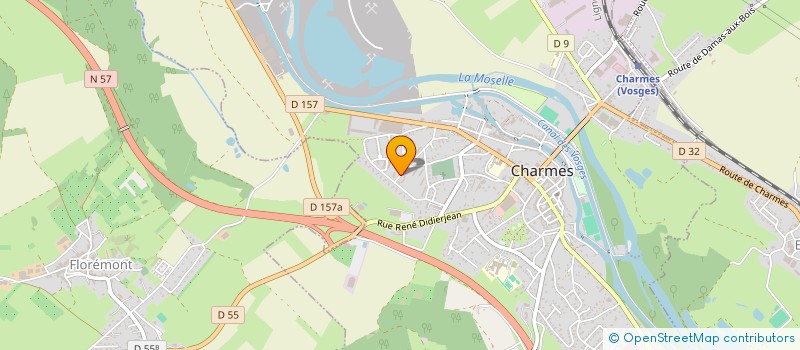 localisation de l'entreprise SCI GEMART DE BERTRIX  CHARMES