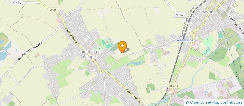 localisation de l'entreprise SCI GEMDO INVESTISSEMENT  SAINGHIN-EN-WEPPES